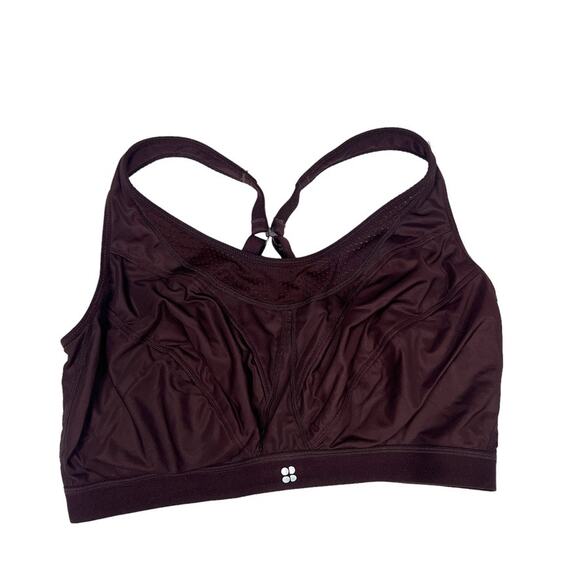 Sweaty Betty High Intensity Sports Bra Convertible Racerback Hook Back Women 38F - Picture 1 of 8